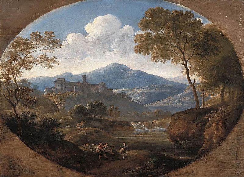 Johann Georg von Dillis Grottaferrata near Rome china oil painting image